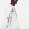 Avslappnad T-shirt med tryck