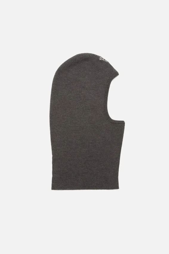 Balaklava med logotyp i ull