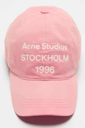 Baseballkeps med tvättad logotyp