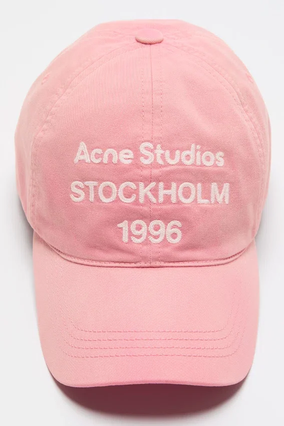 Baseballkeps med tvättad logotyp