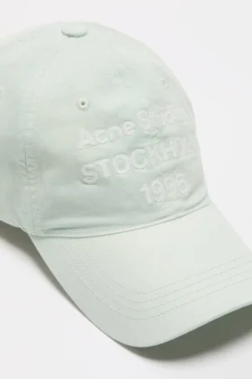 Baseballkeps med tvättad logotyp