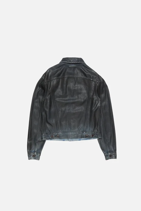 Belagd jeansjacka
