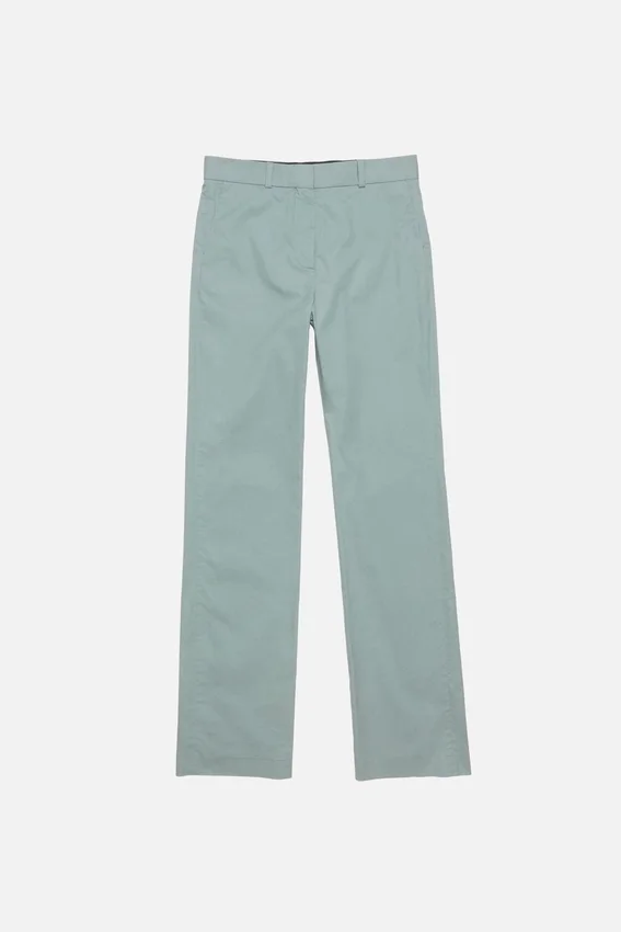 Belagda kostymbyxor i twill