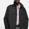 Blousonjacka i bomullssatin