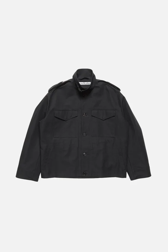 Blousonjacka i bomullssatin