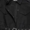 Blousonjacka i satin