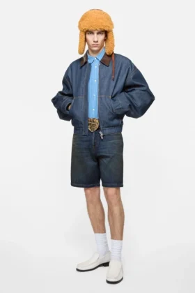 Bomberjacka i denim
