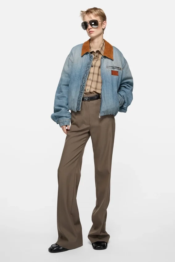 Bomberjacka i denim