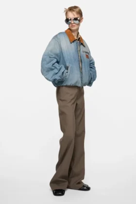 Bomberjacka i denim