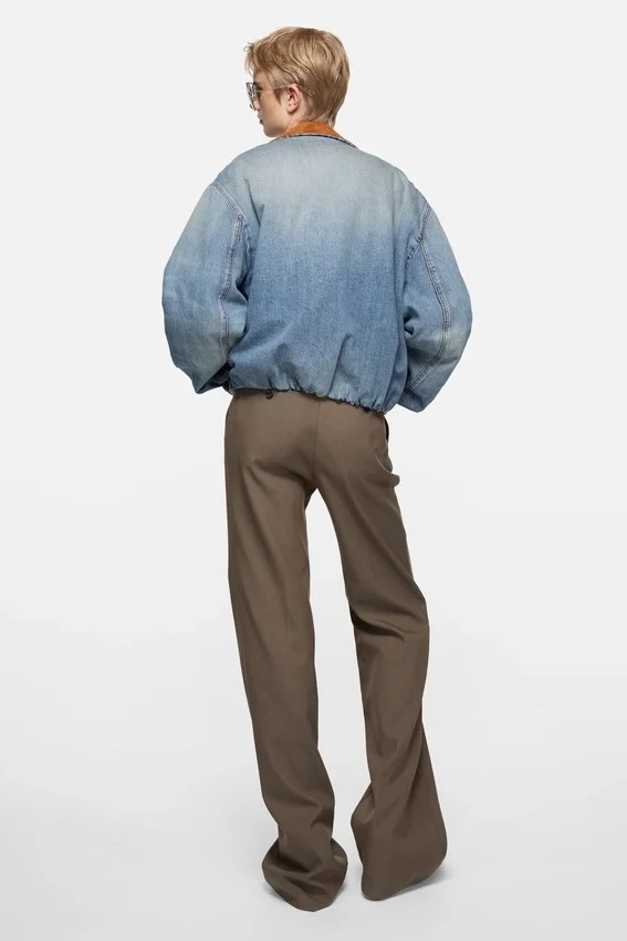 Bomberjacka i denim