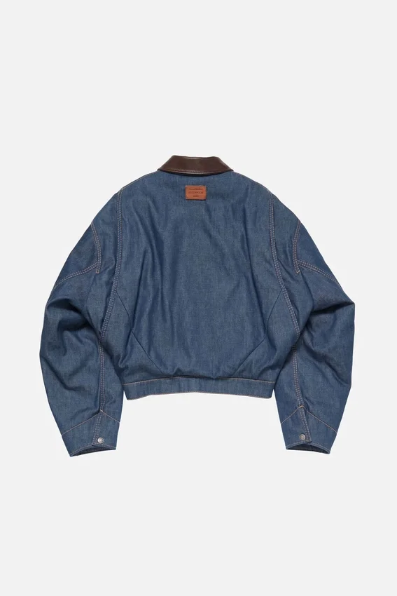 Bomberjacka i denim