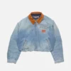 Bomberjacka i denim