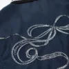 Broderad skjorta med knappar