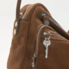 Camero Camera-axelväska i mocka