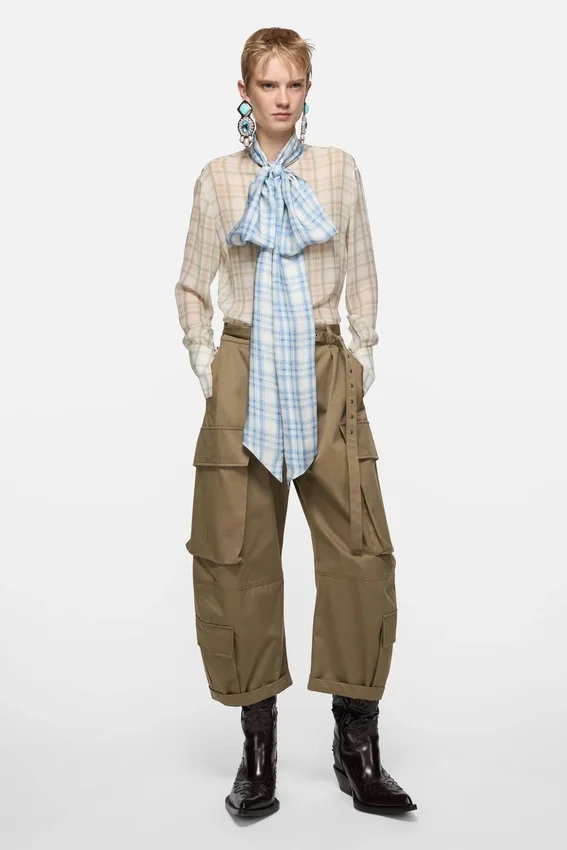 Cargobyxor i twill