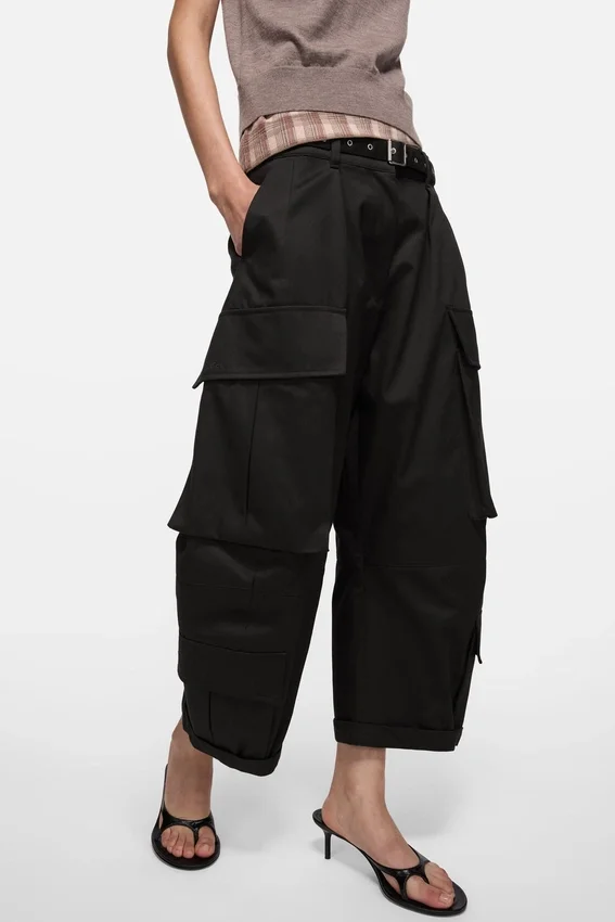 Cargobyxor i twill