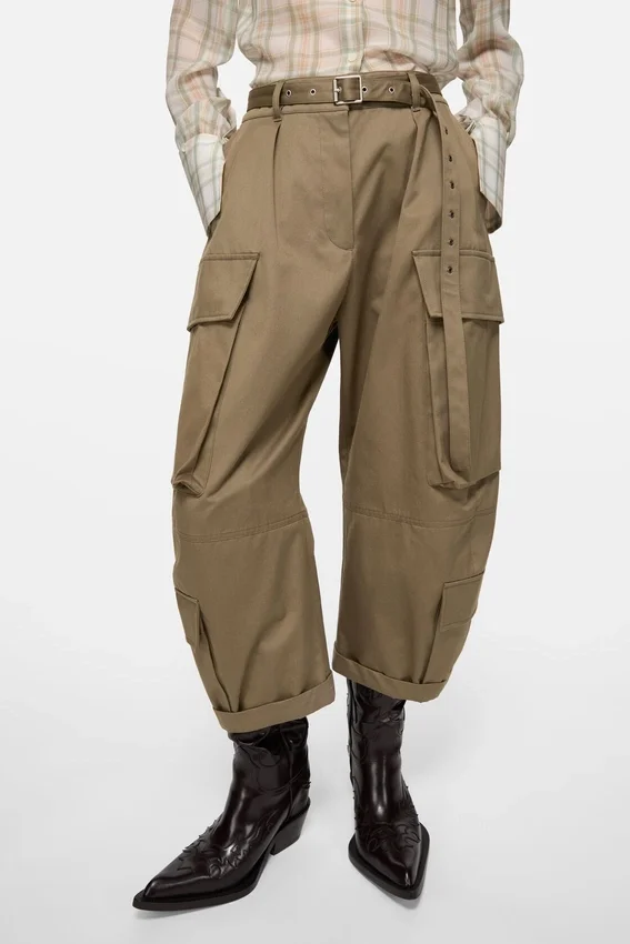 Cargobyxor i twill