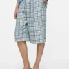 Casual shorts i rutig flanell