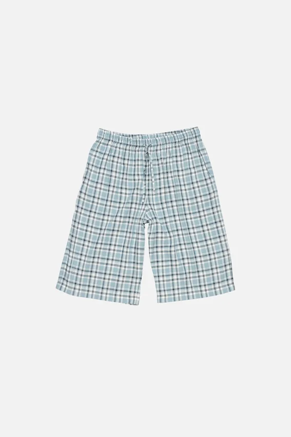 Casual shorts i rutig flanell