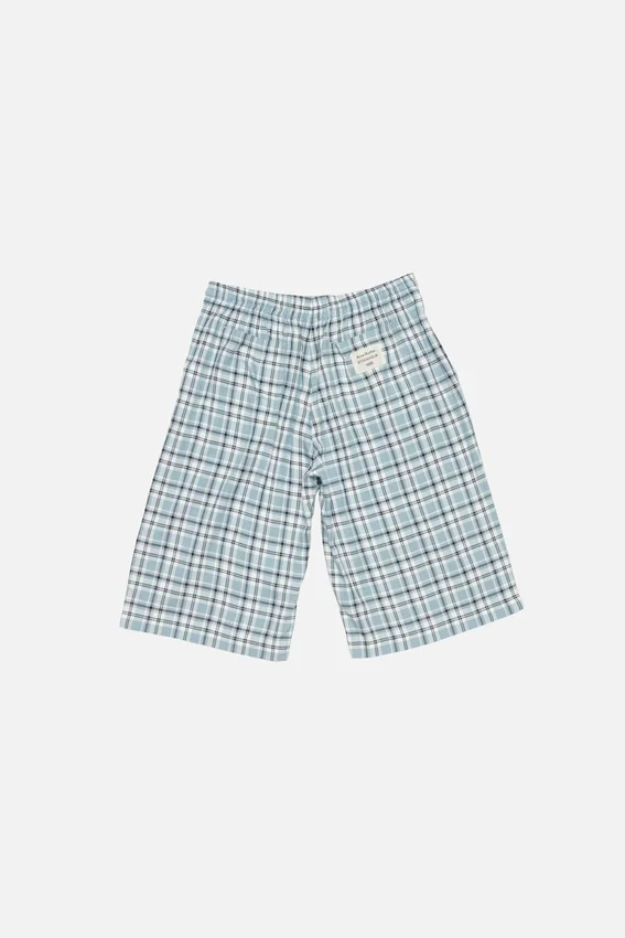 Casual shorts i rutig flanell