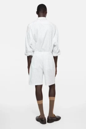 Casual-shorts i rutmönster