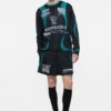 Casual-shorts med tryck