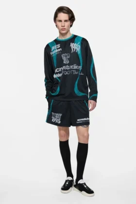 Casual-shorts med tryck