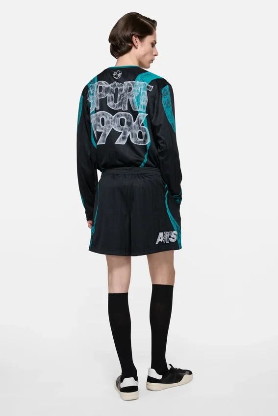 Casual-shorts med tryck