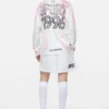 Casual-shorts med tryck