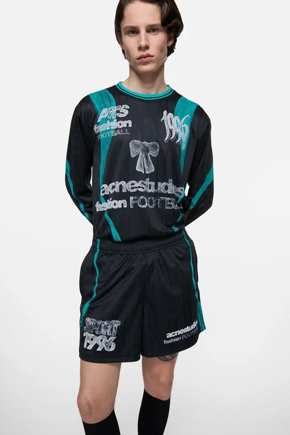 Casual-shorts med tryck