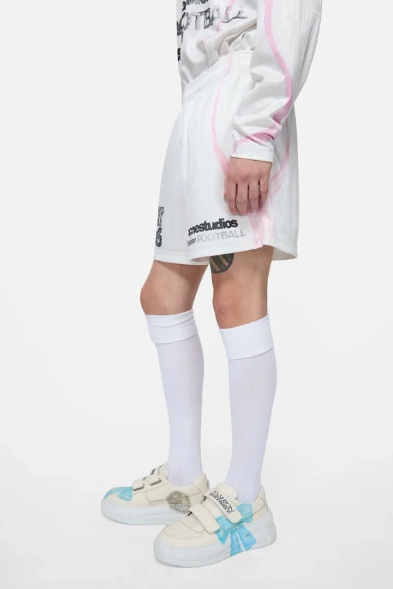 Casual-shorts med tryck