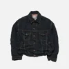 Denimjacka med pressveck