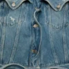 Denimjacka med vågig passform