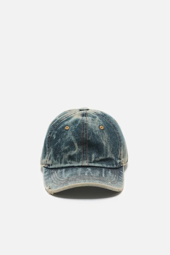 Denimkeps med logotyp