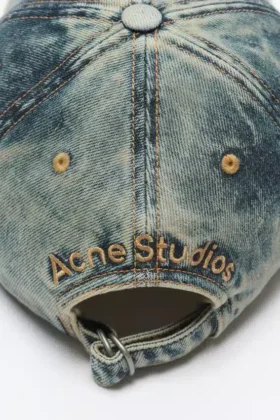 Denimkeps med logotyp