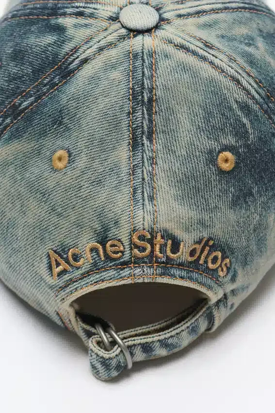 Denimkeps med logotyp