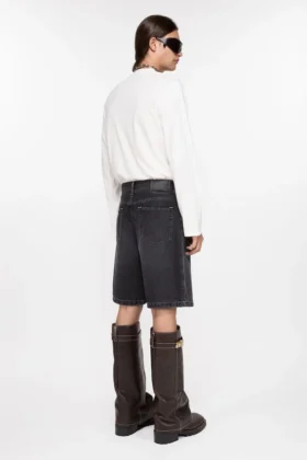 Denimshorts med lös passform