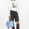 Denimshorts med lös passform