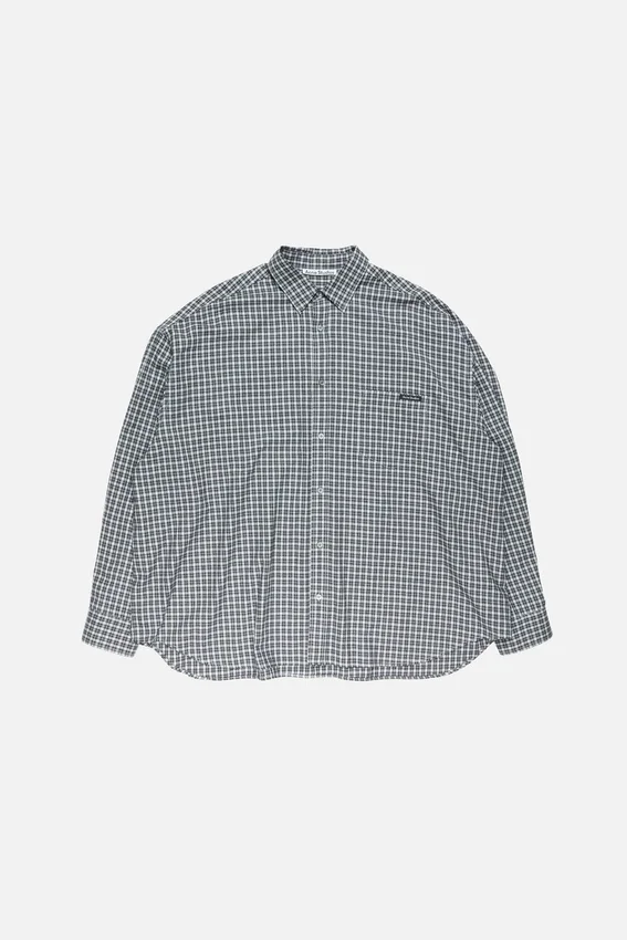 Flanellskjorta med knappar