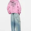 Fleece-hoodie med logotyp