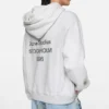 Fleece-hoodie med logotyp