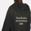 Fleece-hoodie med logotyp
