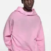 Fleece-hoodie med logotyp