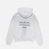 Fleece-hoodie med logotyp