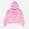 Fleece-hoodie med logotyp