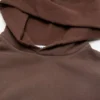 Fleece-hoodie med logotyp