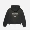 Fleece-hoodie med logotyp