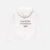 Fleece-hoodie med logotyp