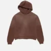 Fleece-hoodie med logotyp