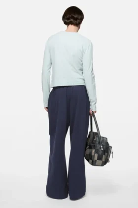 Fleece-joggingbyxor med logotyp
